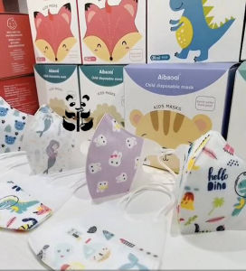 แมสเด็ก Mask 3D (แพ็ค10ชิ้น) แมสเด็กเล็ก แมสเด็กโต แมสผู้ใหญ่ หน้ากากอนามัยเด็ก หน้ากากอนามัยผู้ใหญ่ XS S M