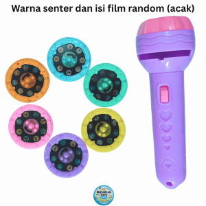 Mainan Proyektor Senter Gambar Anak/Kids Torch Projector