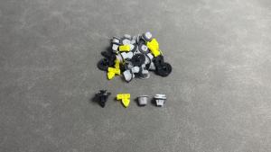 Wheel Fender Flare Retainer Fastener Clip Assortment 38pcs for Nissan Armada Juke Murano Rogue Infiniti QX56 QX80