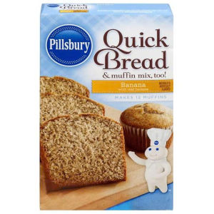 Bột làm bánh mì Pillsbury Muffin Chuối 396g - Quick Bread Banana Pillsburry USA