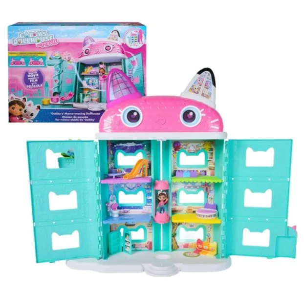 100% Authentic] Gabby's Dollhouse with Lift ○ Spinmaster