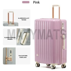 20/24/28 Inch Japanese Style Suitcase Luggage 360° Silent Wheels Luggage Travel Bag TSA Lock Luggage