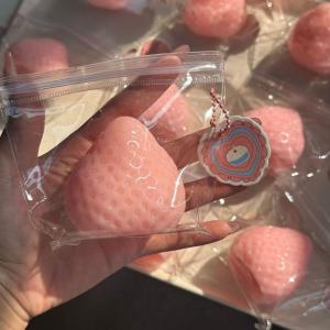 Strawberry Decompression Toy Tpr Silicone Slow Rebound Vent Ball Relieve Squeeze Toy