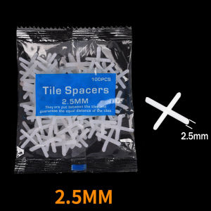 100PCS Tile Spacers 1/1.5/2/2.5/3/5MM Tile Leveling System Tile Leveler Spacer Wall Tiling Flooring Tool Clips