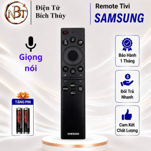 Remote điều khiển tivi Samsung Mã 34Giọng nói điều khiển TV Samsung Smart- Tặng pin - T&U Remote