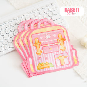 10 hand-held gift bags Childrens Day gift packaging window plastic candy bag childrens birthday bag cute cartoon