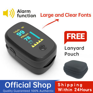 YOUWEMED NEW Beep Sound Alarm OLED Finger Pulse Oximeter Oxymeter Portable Blood Oxygen Saturation Monitor With Pouch Fingertip SPO2 PR PI Pulse Rate Monitor
