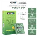 Bộ sản phẩm bao cao su Taro hương hoa quả hộp 12 bao, Hàng loại 1, X2 dầu bôi trơn. 