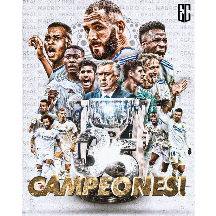 Poster Real Madrid Cực Đẹp, Ảnh Dán Tường Real Madrid, Poster Bóng ...