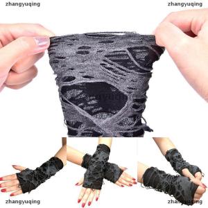 [COD] zhangyuqing A Pair Gothic Arm Warmer Fingerless Beggar Punk Halloween Gloves Hole Cosplay