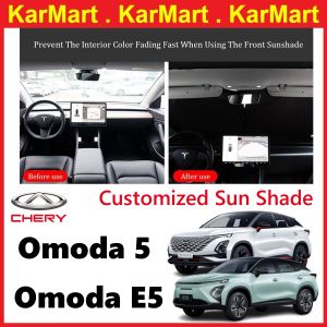 Car Front Windshield Sunshade Chery Omoda 5 Omoda E5 Tiggo Cross Tiggo 7 Pro 8 Pro Custom-Fit Car Window Sunshade Customized Front sun shade sun shields Cover