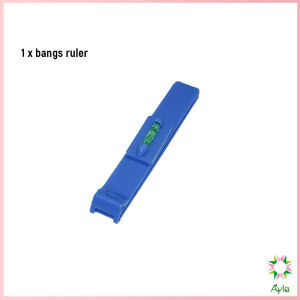 Ayla เครื่องมือตัดผม DIY ไม้บรรทัดวัดระดับผมหน้าม้า ตัดผมหน้าม้า haircut tool