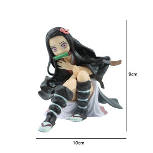 clu Demon Slayer Nezuko Action Figure Q Version Model Dolls Shaking Head Toys For Kids Home Decor Gifts Collection ulc