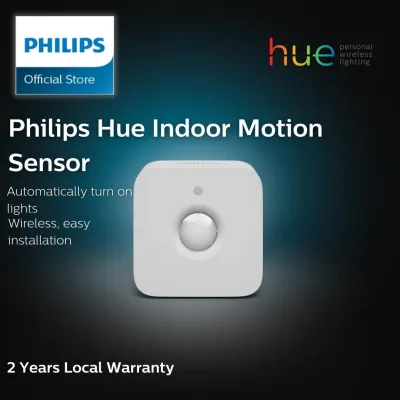 Philips Hue Indoor Motion Sensor for Smart Lights (Requires Hue Bridge Installation-Free Smart Home Exclusively for Philips Hue Smart Bulbs)
