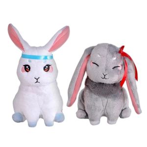 Mo Dao Zu Shi Plush Toy Peluche Kawaii Rabbit Stuffed Animal Wei Wu Xian Lan Wang Ji Pet Plush Toys Birthday Gifts