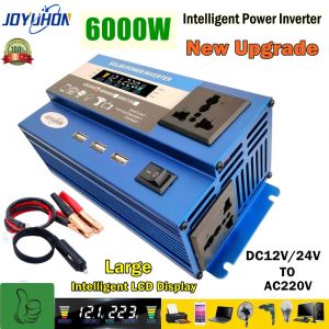 JOYUHON Solar Power System Kit 10000W Car Inverter DC12V TO AC220V Power Inverter with Solar Panel and Solar Charging Controller for Home Car Outdoor Camping