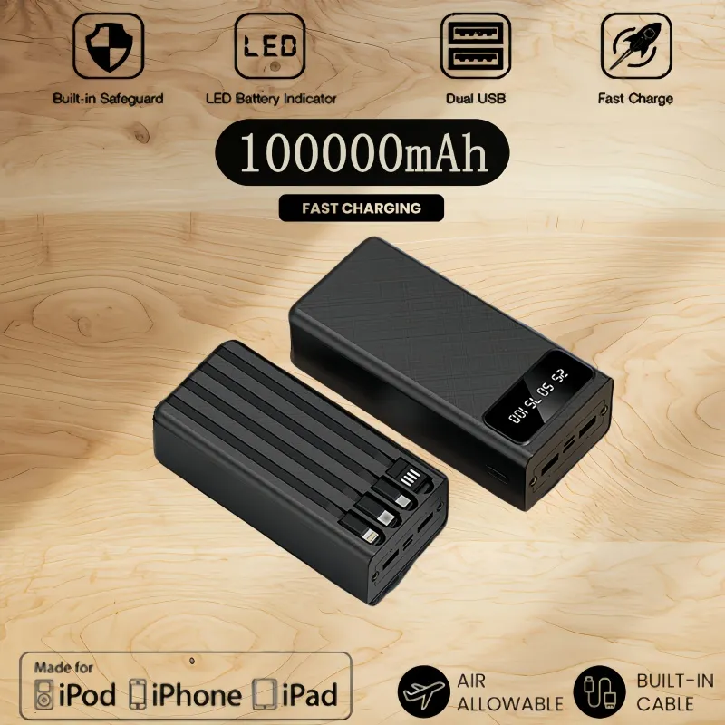 JJZ 2023 22.5W power bank fast charging 50000mAh power bank ...