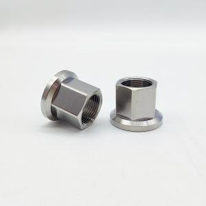 2pcs Vitaltitanium Titanium Nuts M14x1.0 Wheel Nut BMX Hubs Flange Hex Nut Titanium Alloy nut for Bicycle Motorcycle Car titanium flange nut Ti nut 2pieces price high quality titanium nuts export to EU and US countries