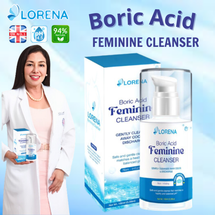 LORENA Feminine Wash Lorena Boric Acid Feminine Cleanser Whitening ...