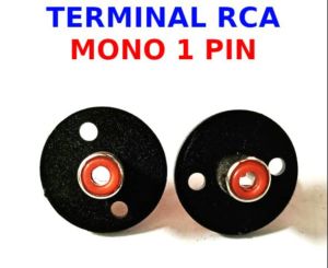 Socket RCA 1 Pin Bentuk Bulat Soket Body Biasa