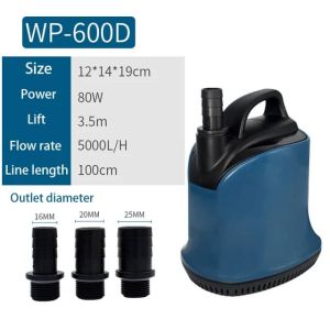 Sobo Aquarium Submersible Water Pump Fish Tank Pond Akuarium Kolam Pam Energy Saving Water 100D 200D 300D 500D 600D 700D