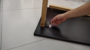 บานพับล็อกตัวเอง4ชิ้นบานพับล็อค90องศาบานพับขาเก้าอี้โลหะสำหรับที่ติดขาโต๊ะเตียงทนทาน