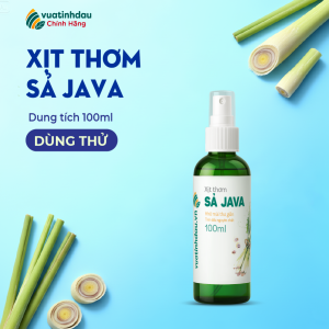 Chai Xịt Thơm Tinh Dầu Sả Java VUATINHDAU 100ml/300ml/500ml Khử Mùi Phòng NgủNhà Vệ Sinh Khách Sạn