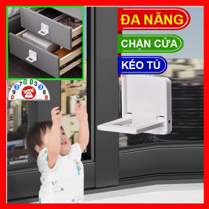 Dụng Cụ Kéo Cửa Tay Nắm Mở Tủ Khóa Cửa Lùa Cửa Trượt Chốt cửa Tránh Kẹt Tay An Toàn Cho Bé