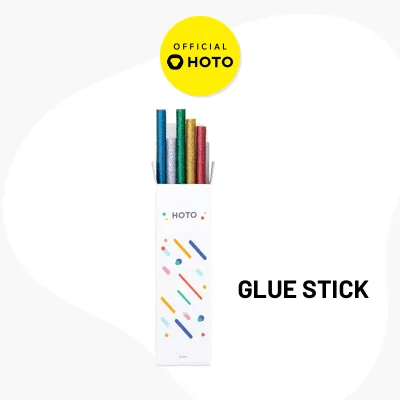 HOTO Lithium Glue Gun – 30s Heat-Up 2000mAh Battery USB-C Charging Anti-Scald 10 Glue Sticks