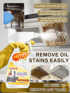 【Powerful Disintegration】Multi-purpose Cleaner Oil Stain Clean Kitchen Degreasing Agent Heavy Oil Strong Cleaner Range Hood Cleaning Agent Degreasing Degreasing Agent