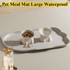 Pet Meal Mat Large Waterproof Anti-Slip Anti-Fouling Dog Cat Food Cleaning Mat New