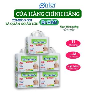 [Hàng Chính Hãng] Tã quần người lớn Dr.Hào size M bỉmtả người già người bệnh siêu thấm khử mùi chống hăm