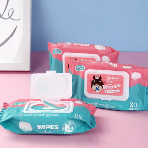 ทิชชู่เปียก กระดาษทิชชู่เปียก ทิชชูเปียก 80 แผ่น Baby hand and mouth wipes