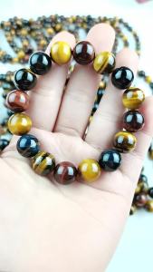 [cheapest] Hantar Stok China XXXXXXXXXXX Produk Premium Hiasan Tangan Batu Mata Harimau Warna AA Gelang Jade Batu Mata Harimau Lelaki dan Wanita Rantai Tangan Batu Mata Harimau Berwarna-Warni