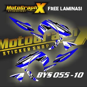 [NEW] BYSON striping sticker Terlaris list variasi yamaha byson bys 55 premium
