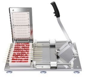 Ready✅ Stainless Steel Manual Doner Kebab Meat BBQ Barbeque Sticks Skewer Machine Meat String Mutton Satay Making 穿串肉机器