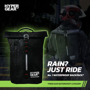 Hypergear Beg Galas Aero 25L / Hypergear Dry Pac Aero 25L - Fast Slot Adapt (Backpack Waterproof Easy Access Compartment Durable Outdoor Motorcycle)