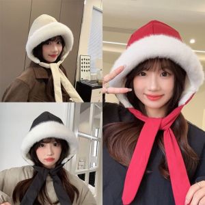 INGER Strap Crossbody Bag Hat Thermal Ear Protection Pullover Beanie Hat Casual Wallet Purse Ear Cap Outdoor