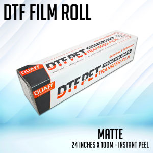 PP Supplies - QUAFF 24inx100m DTF Roll Instant Peel Transfer Film (Glossy & Matte)