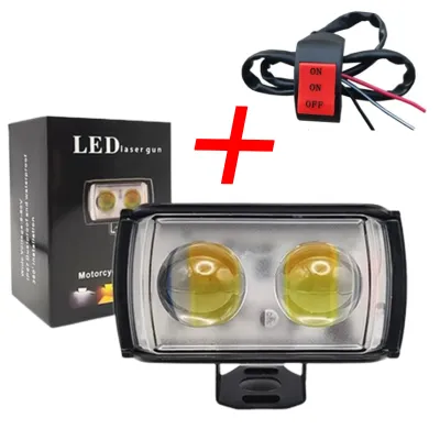 【จัดส่งฟรี】12V 24V ไฟ LED 60W ไฟตัดหมอก ความสว่างสูง สปอร์ตไลท์เสริม 6 สเต๊ป กันน้ำ(801528)