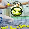 Tennis Ball Collector Pickup Ball 55Balls Capacity Tennis Ball Pickup Hopper Tennis Ball PickerTennis Ball Roller. 