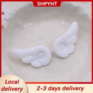[COD] SHPYHT Local delivery Ship within 24 hours 1 Pair Small Angel Wings Brooch Japanese Style Sweet Clothes Decor Y2K Plush Bag Hat Accessories