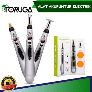 Altan Electric Acupunture Pen Pijat Laser Therapy Meridian Refleksi Pena Alat Akupuntur Terapi DF-618 MASSAGER PEN + GEL Elegan