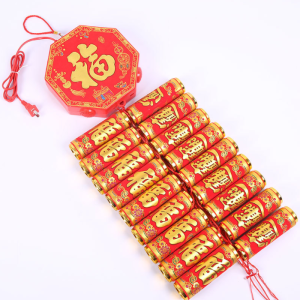 Dây pháo điện tử 806-4 Loa trang trí ngày Tết sử dụng remote điều khiển từ xa có tiếng kêu như pháo thật