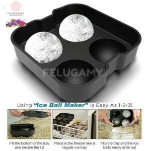 Cetakan Es Batu Pudding Agar-Agar Silicone Silikon Cokelat Bentuk Diamond Skull Bulat Bola Tengkorak Rose Coklat Ice Maker