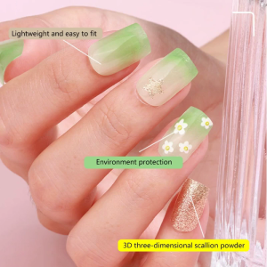 Gradient toàn bộ móng Dán Đầy Đủ Bọc nhãn dán móng nghệ thuật Tự Dính Dải Đề-can dán móng nghệ thuật Cho Tự Làm trang trí móng nghệ thuật