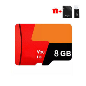 Waterproof Miniature SD Card 2TB/1TB/512GB/256GB/128GB Class 10 High-Speed TF Flash Memory Card with SD Adapter for Mobile Phones Computers Cameras Monitoring Equipment