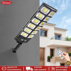 [Vodool Tool] Commercial Parking Lot Light with Motion Sensor and Remote LED Dusk To Dawn Flood Light for Yard Entryway Garage Porch