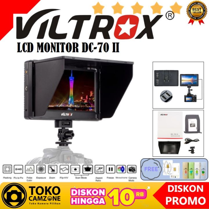 Viltrox DC70 PRO 7 Monitor LCD en cámara