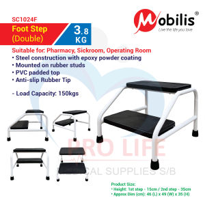 Mobilis Foot Step Stool (Double) (SC1024F)